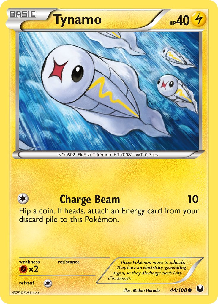 Tynamo Pokémon card
