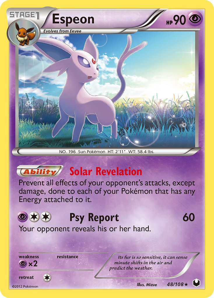 Espeon Pokémon card