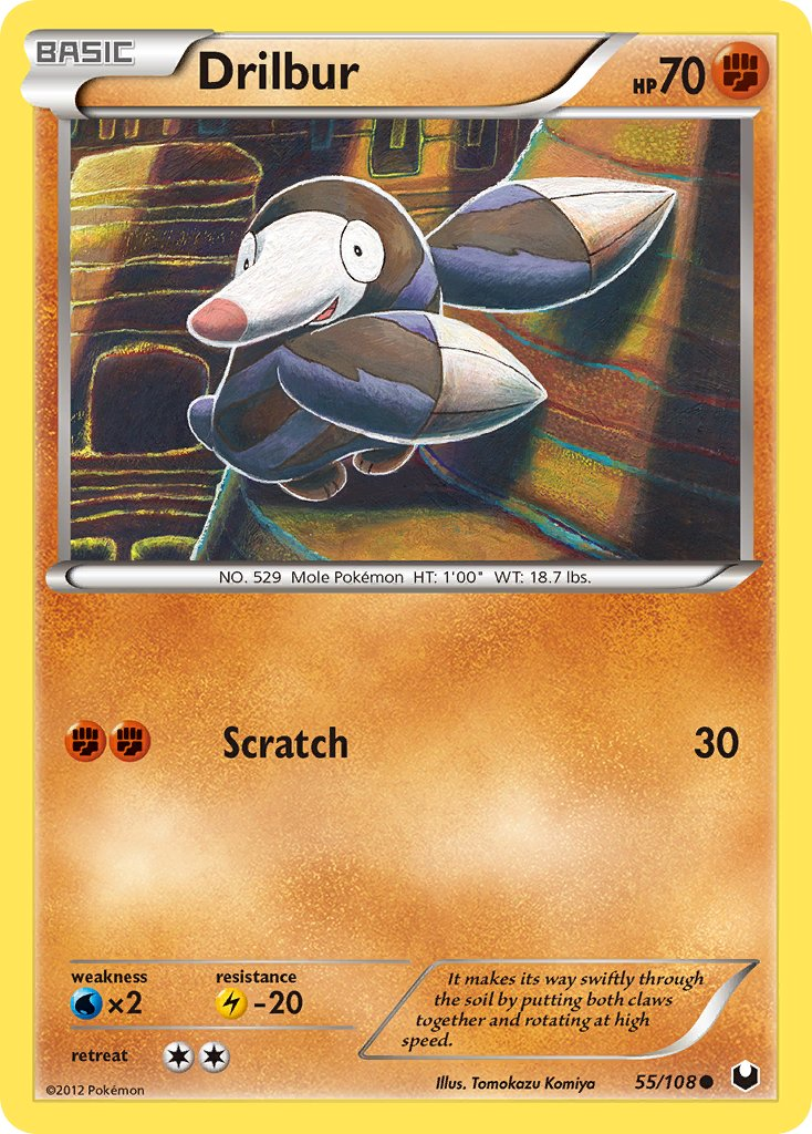 Drilbur Pokémon card