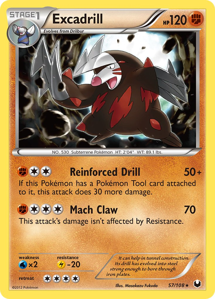 Excadrill Pokémon card