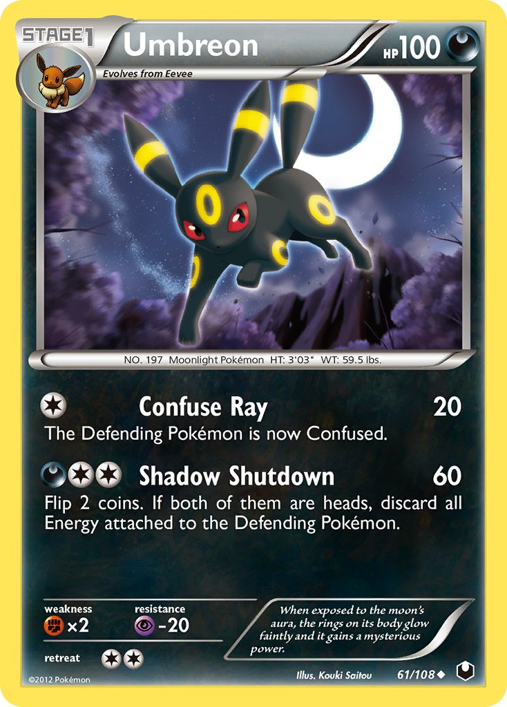 Umbreon Pokémon card