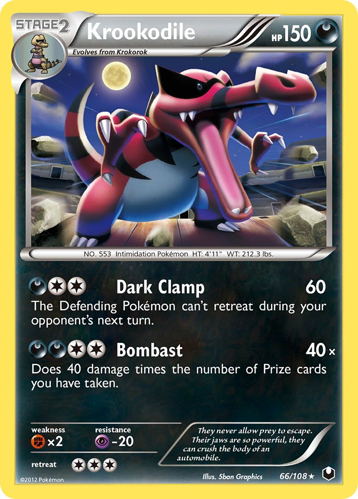 Krookodile Pokémon card