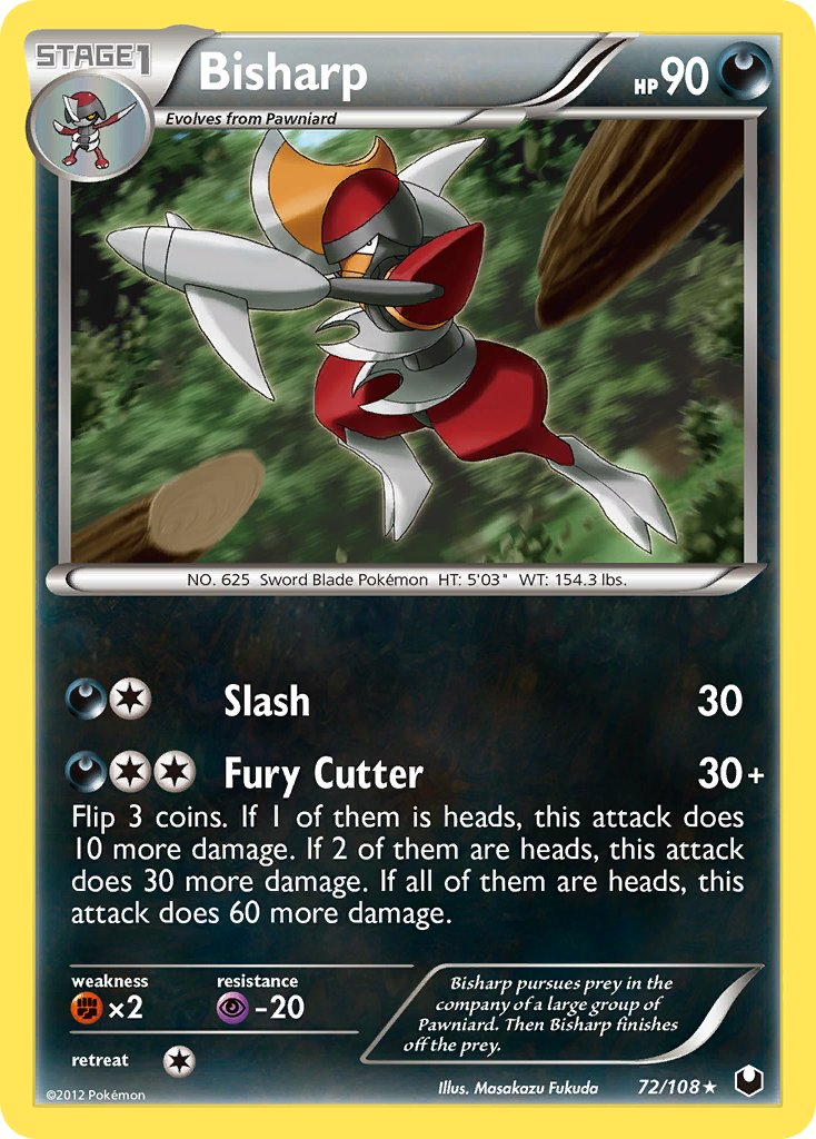 Bisharp Pokémon card