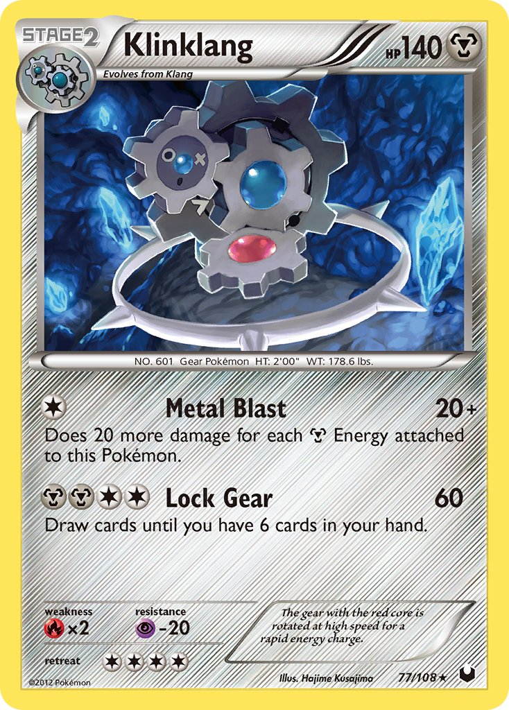 Klinklang Pokémon card