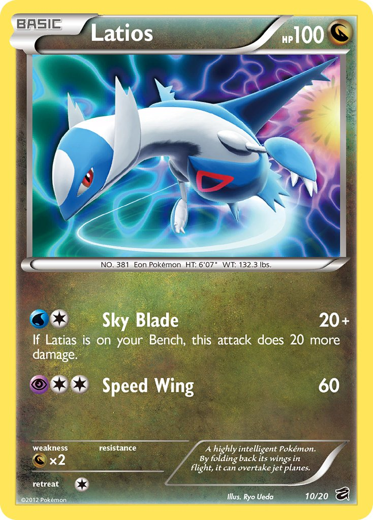 Latios Pokémon card