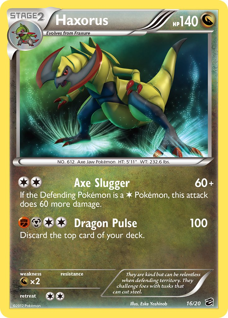 Haxorus Pokémon card