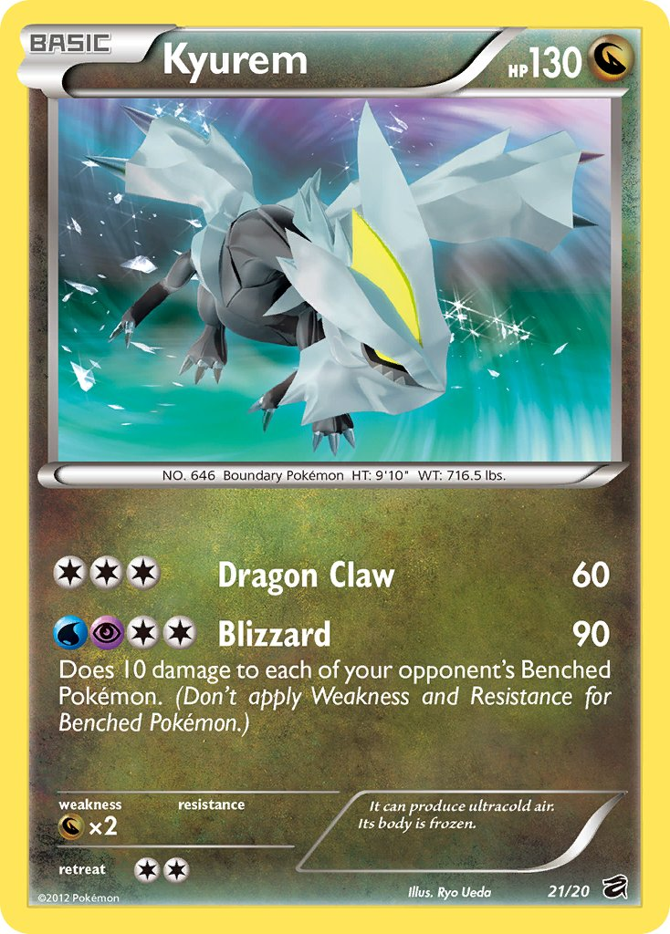 Kyurem Pokémon card