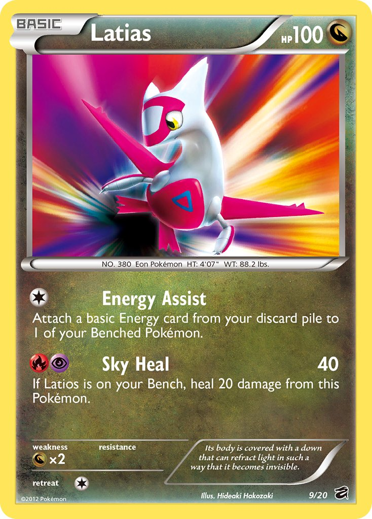 Latias Pokémon card