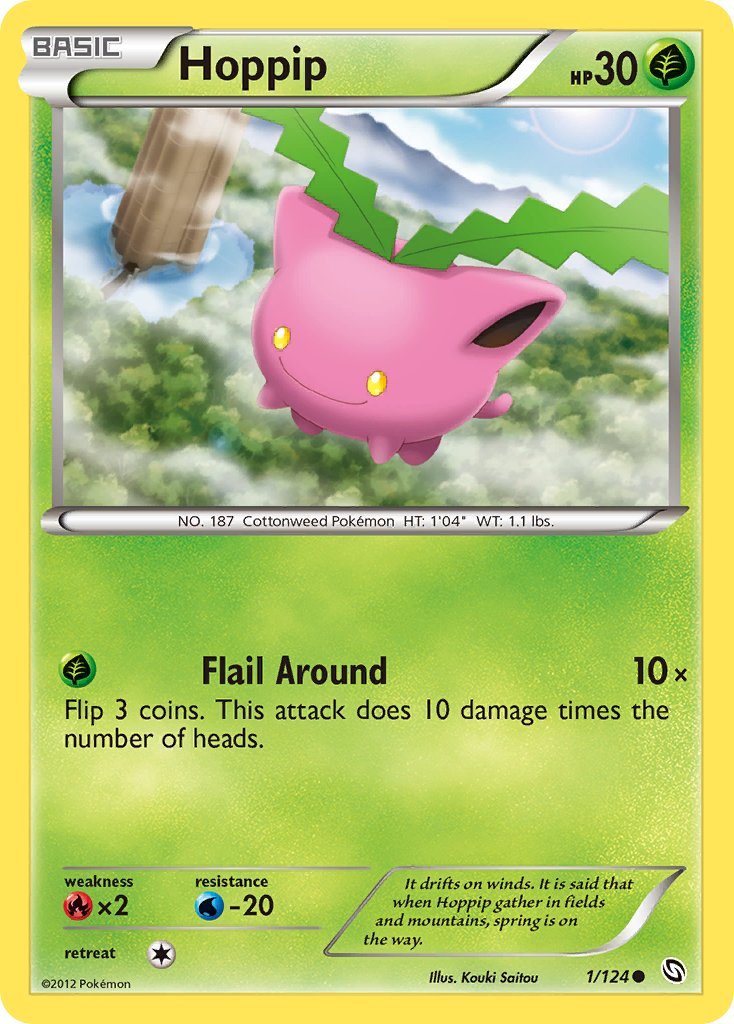 Hoppip Pokémon card