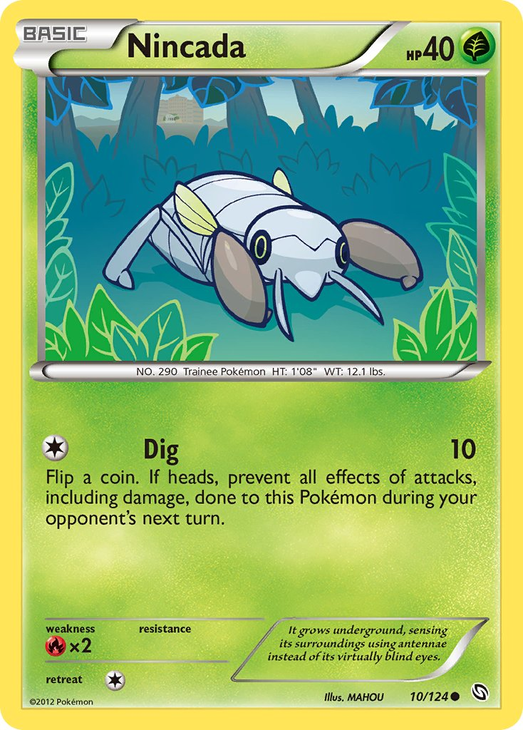 Nincada Pokémon card