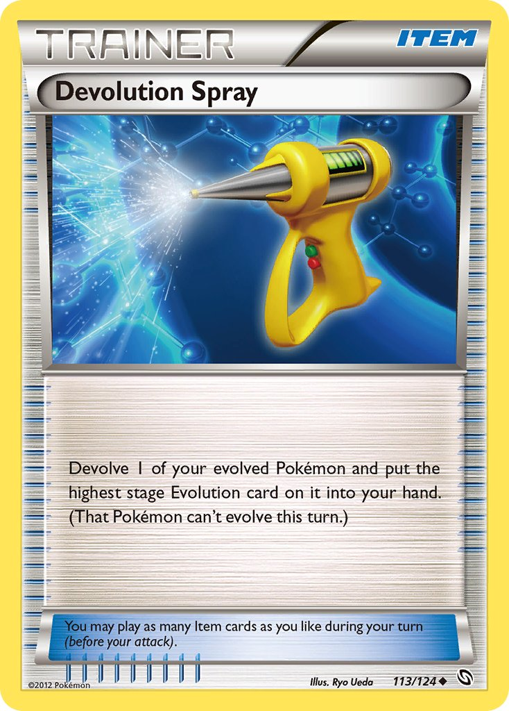 Devolution Spray Pokémon card