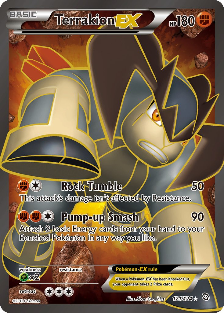 Terrakion EX Pokémon card