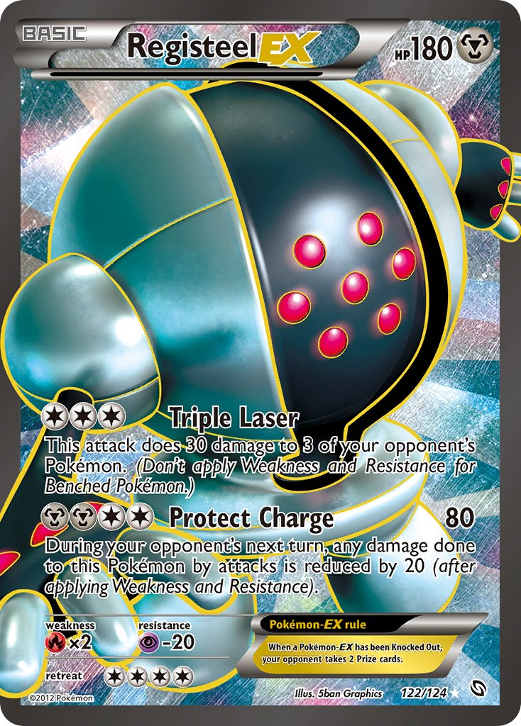 Registeel EX Pokémon card