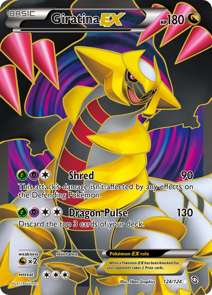Giratina EX Pokémon card