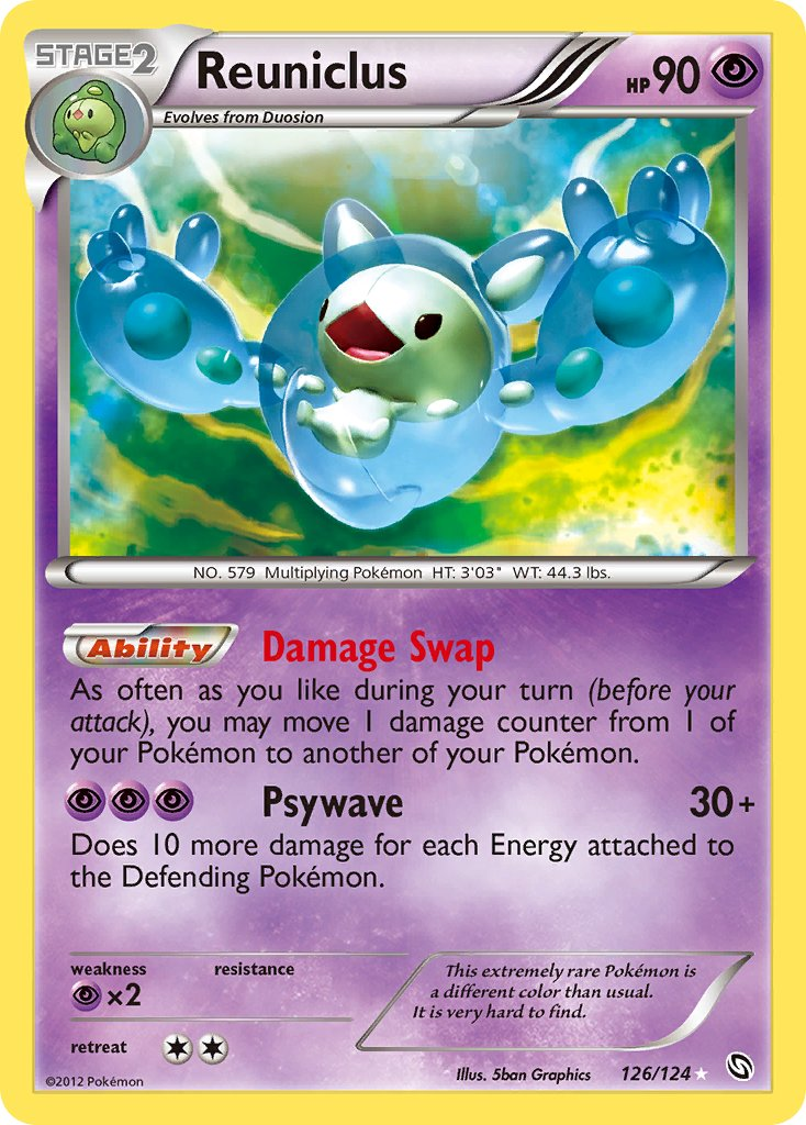Reuniclus Pokémon card