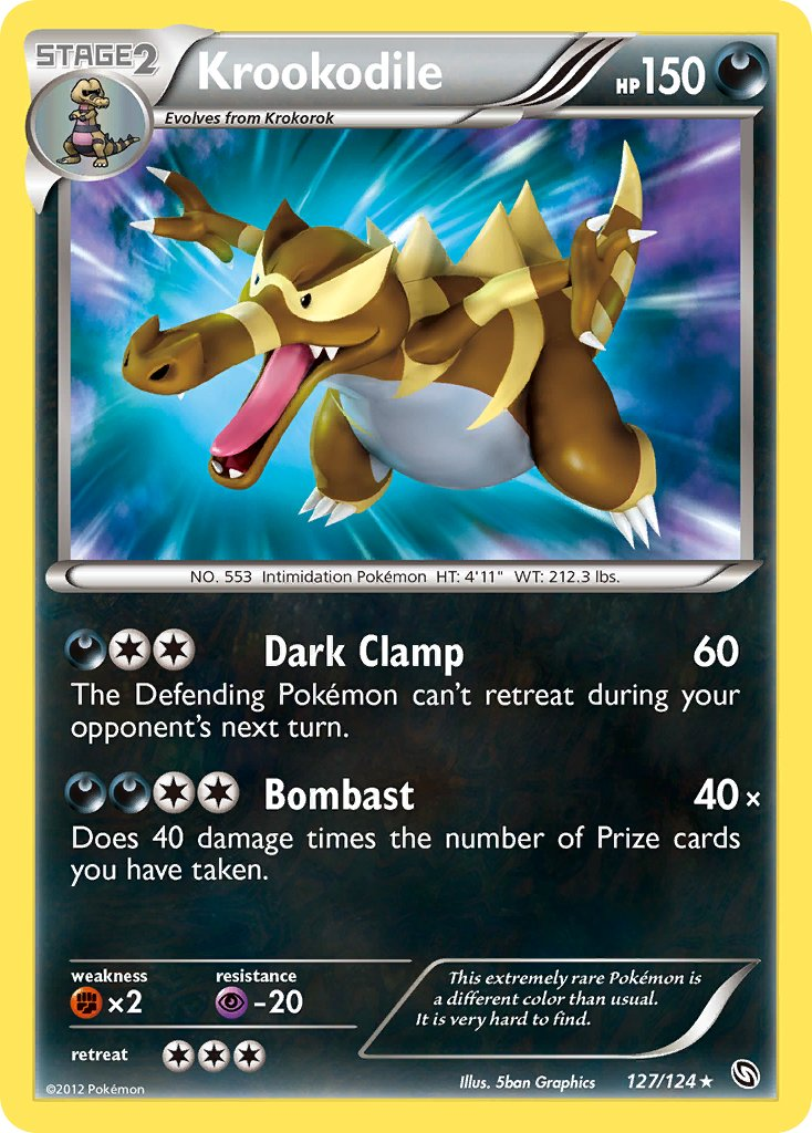 Krookodile Pokémon card