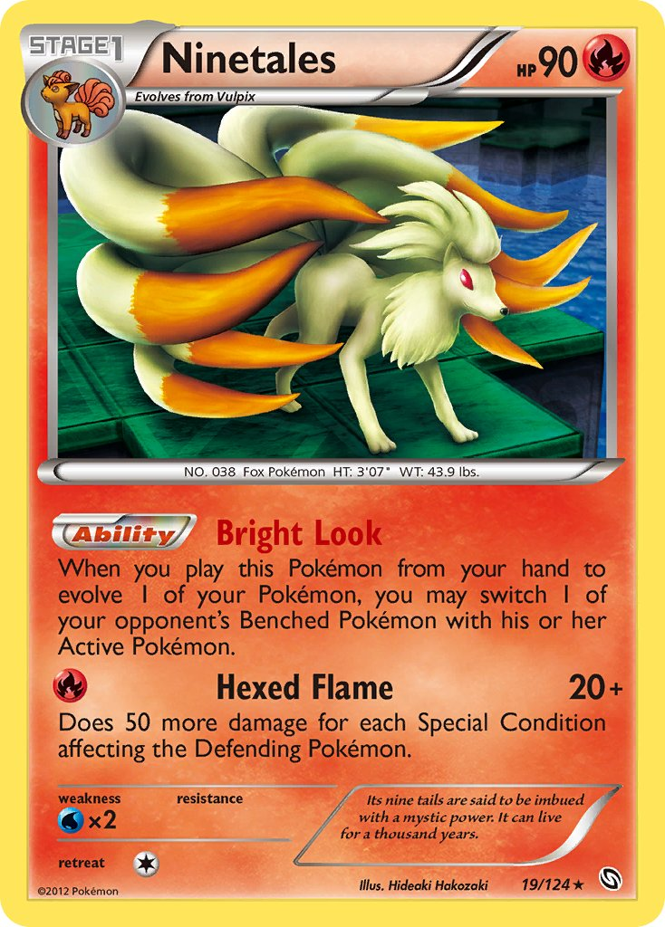 Ninetales Pokémon card