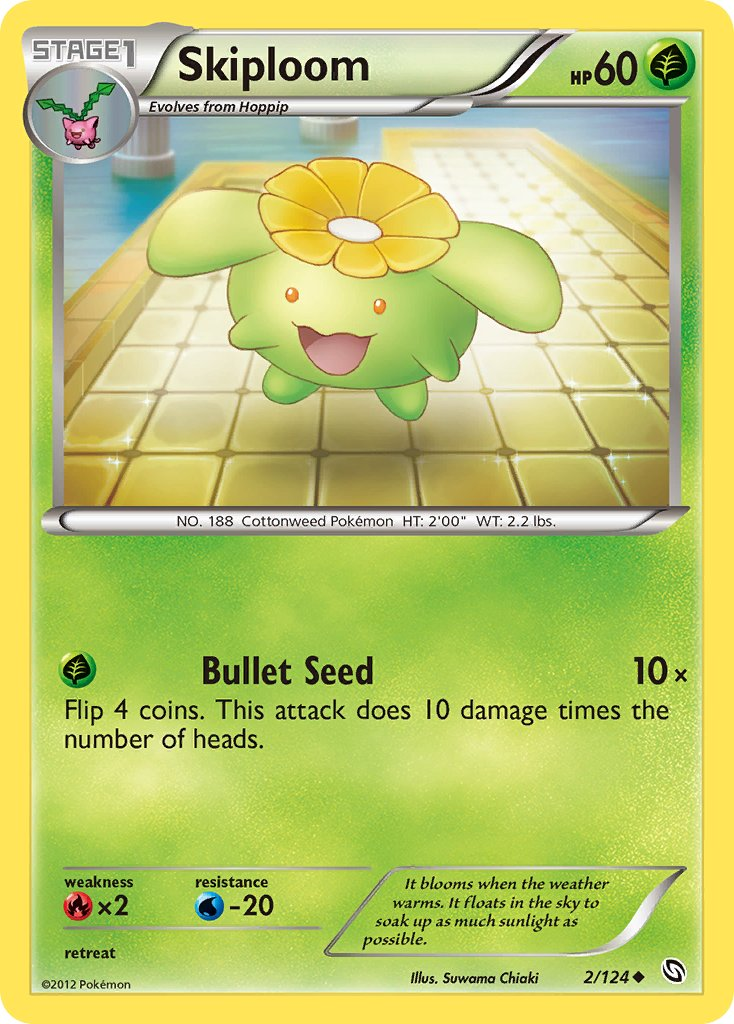 Skiploom Pokémon card