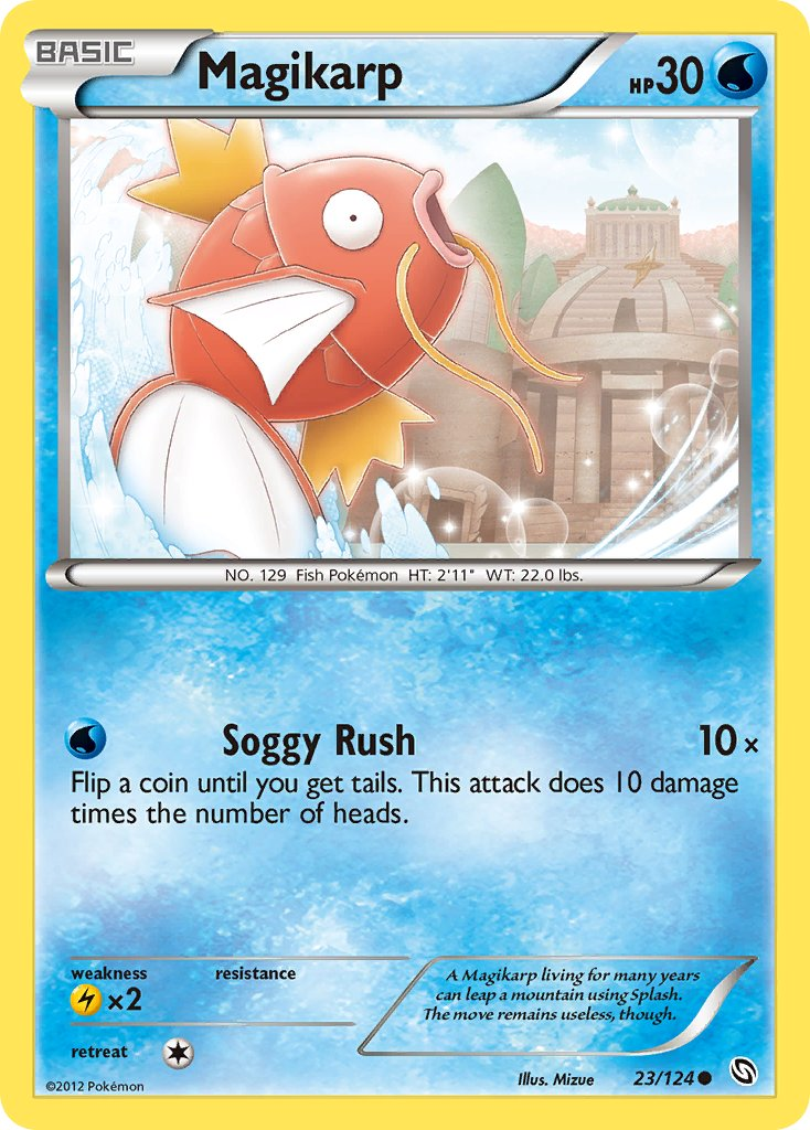 Magikarp Pokémon card