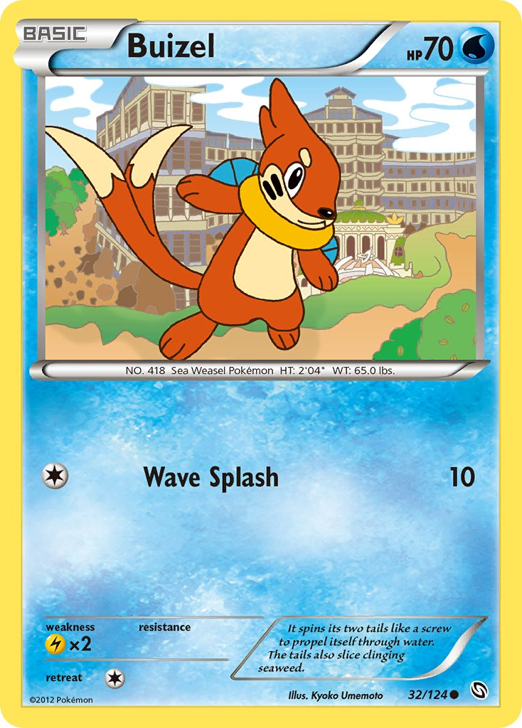 Buizel Pokémon card