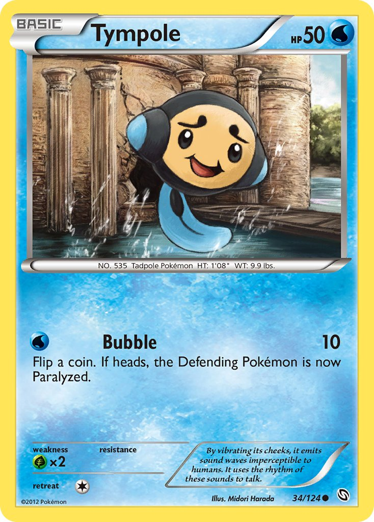 Tympole Pokémon card