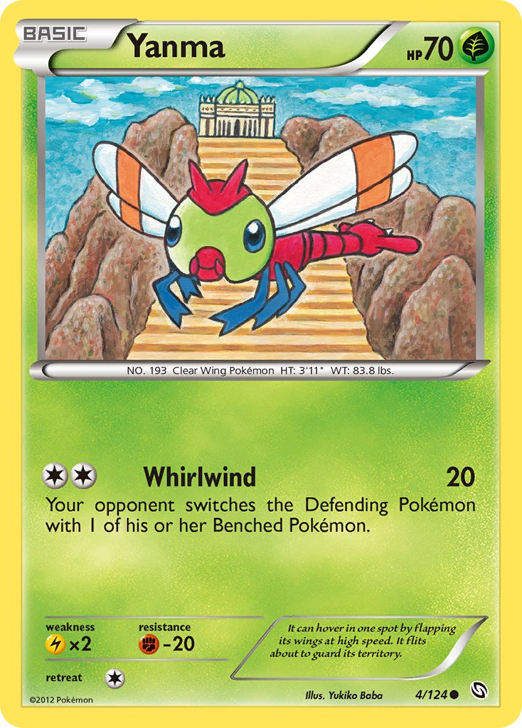 Yanma Pokémon card