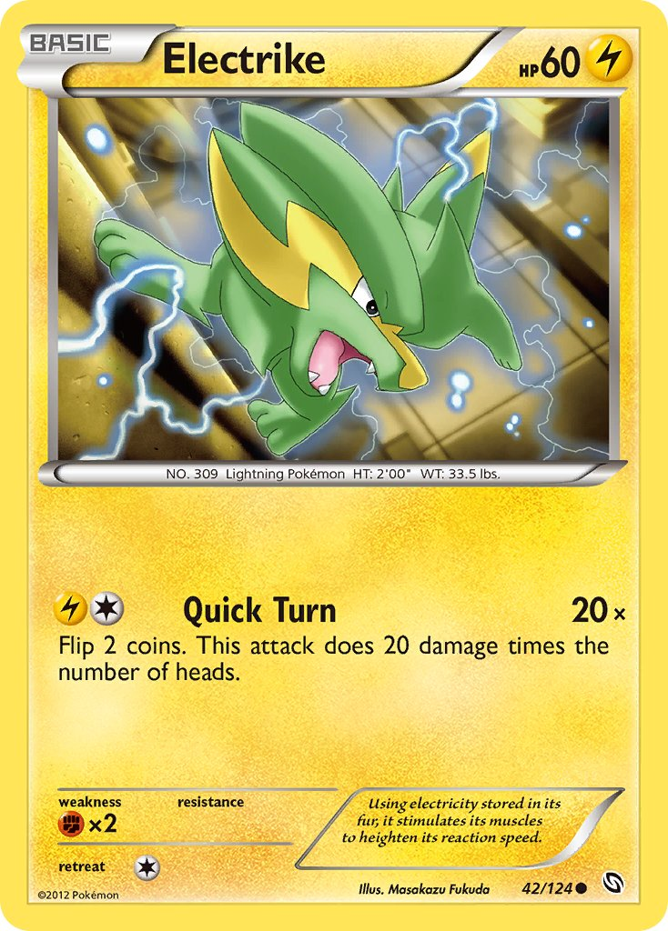 Electrike Pokémon card
