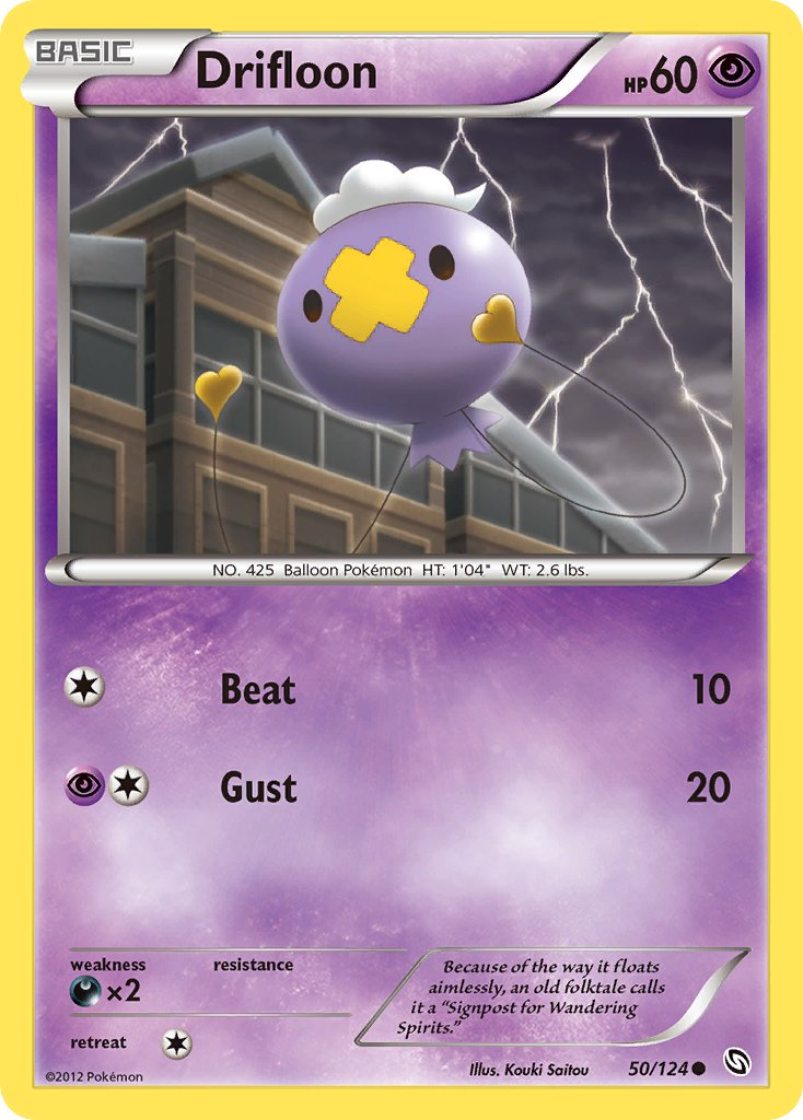 Drifloon Pokémon card