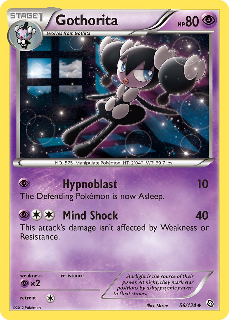 Gothorita Pokémon card