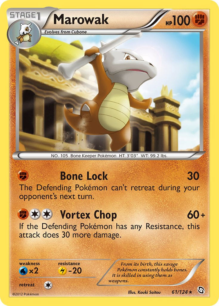Marowak Pokémon card