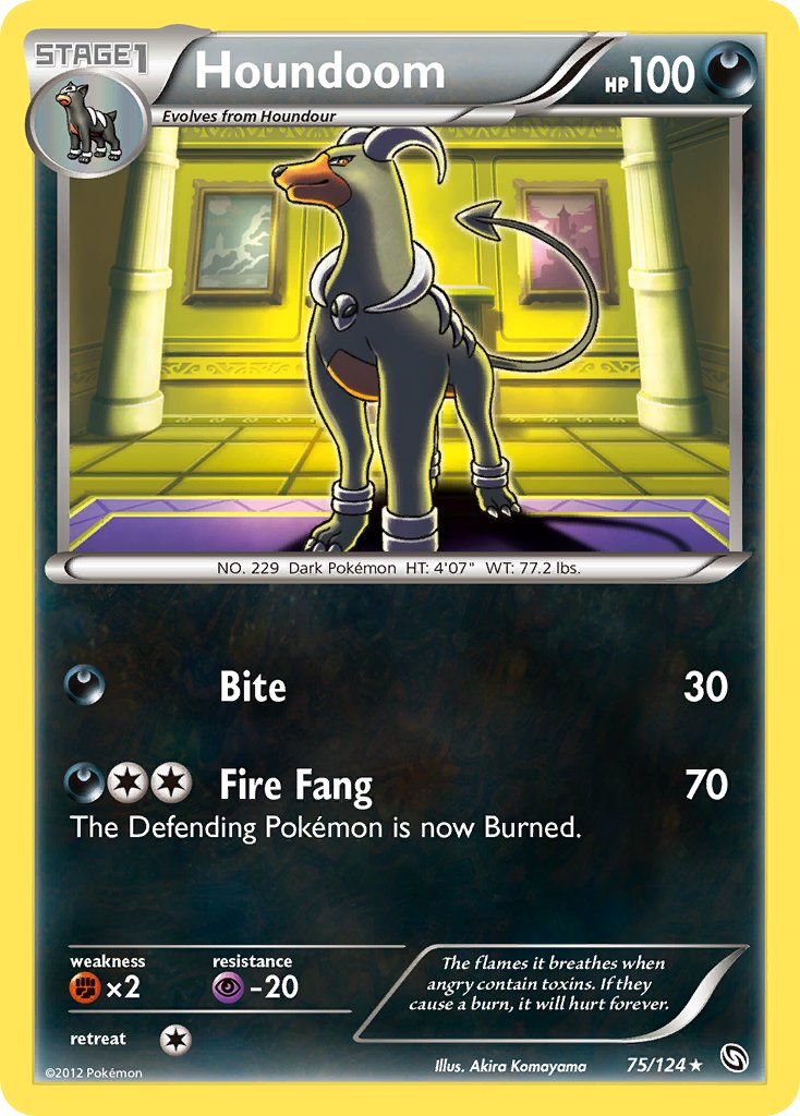 Houndoom Pokémon card