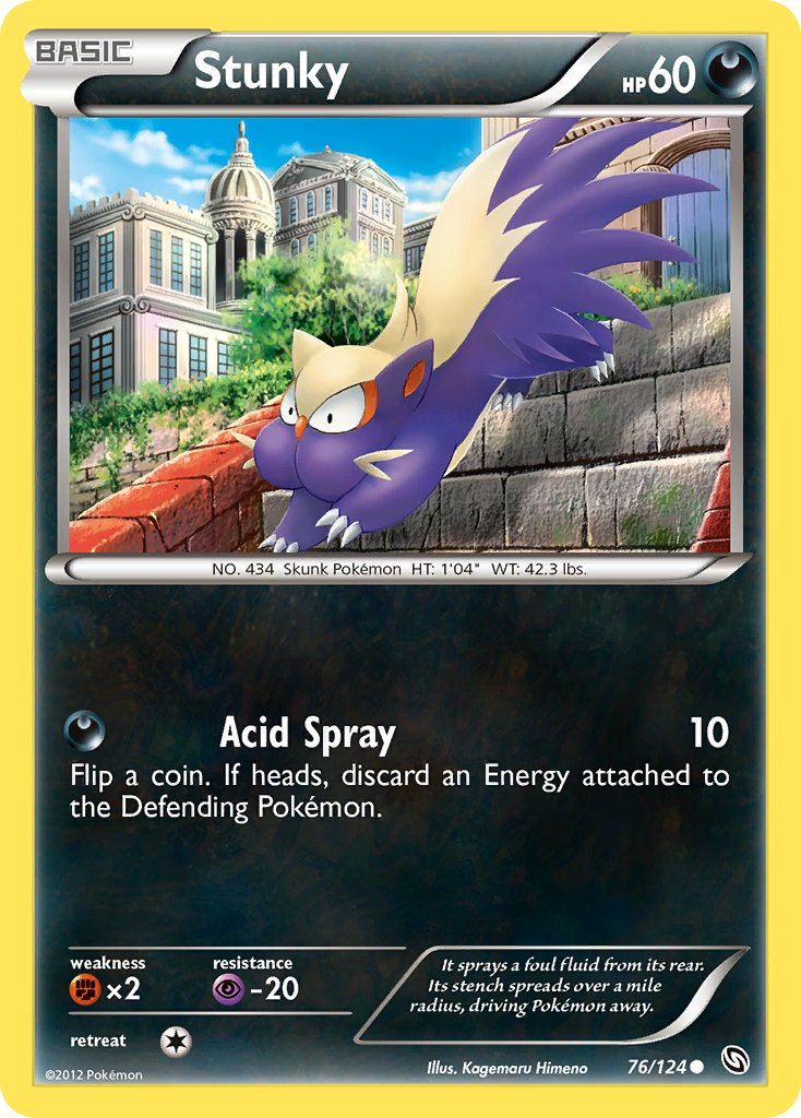 Stunky Pokémon card