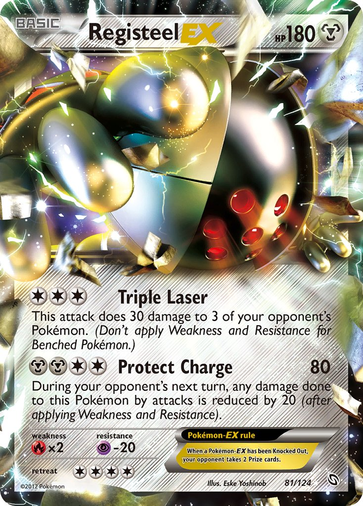 Registeel EX Pokémon card