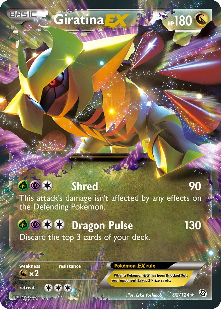 Giratina EX Pokémon card