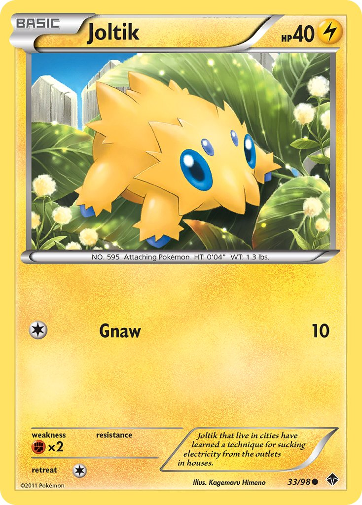 Joltik Pokémon card