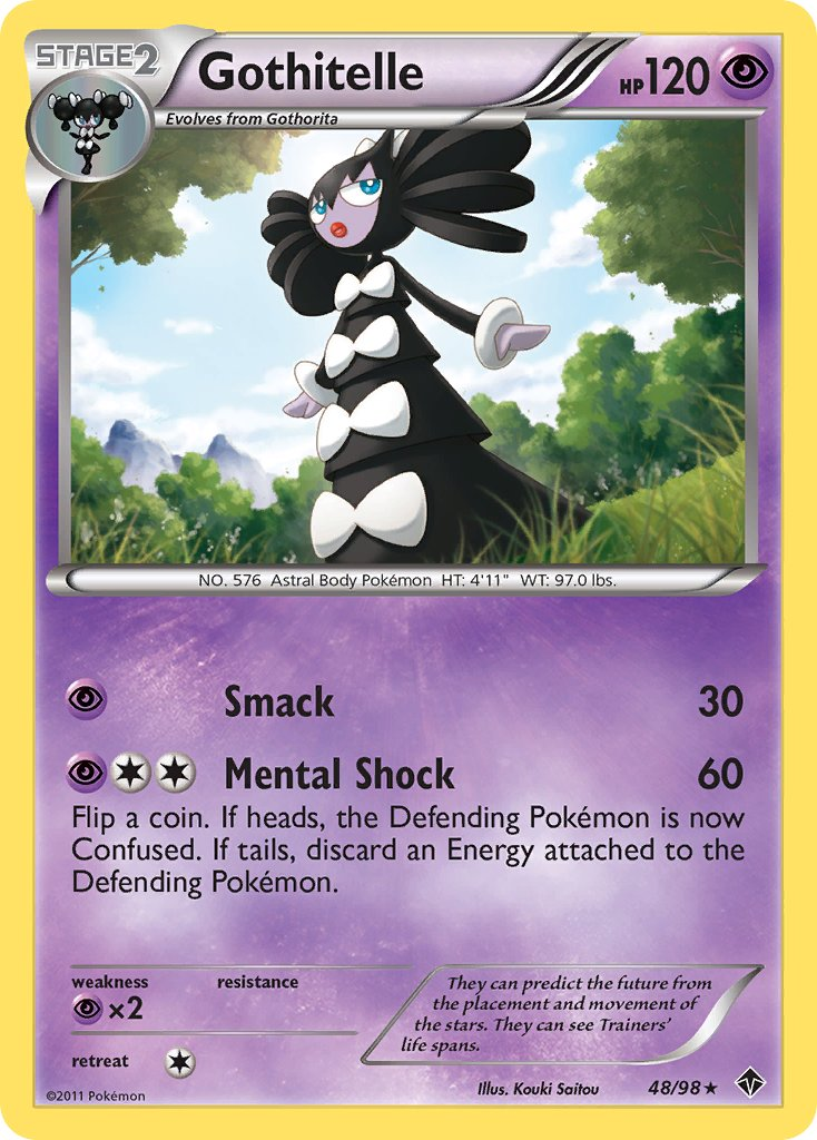 Gothitelle Pokémon card