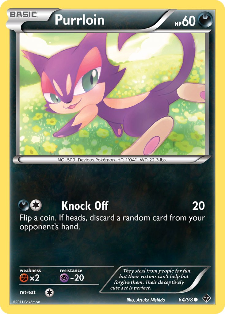 Purrloin Pokémon card