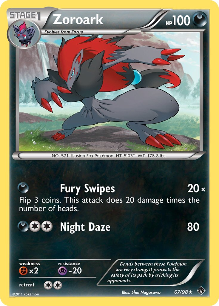 Zoroark Pokémon card