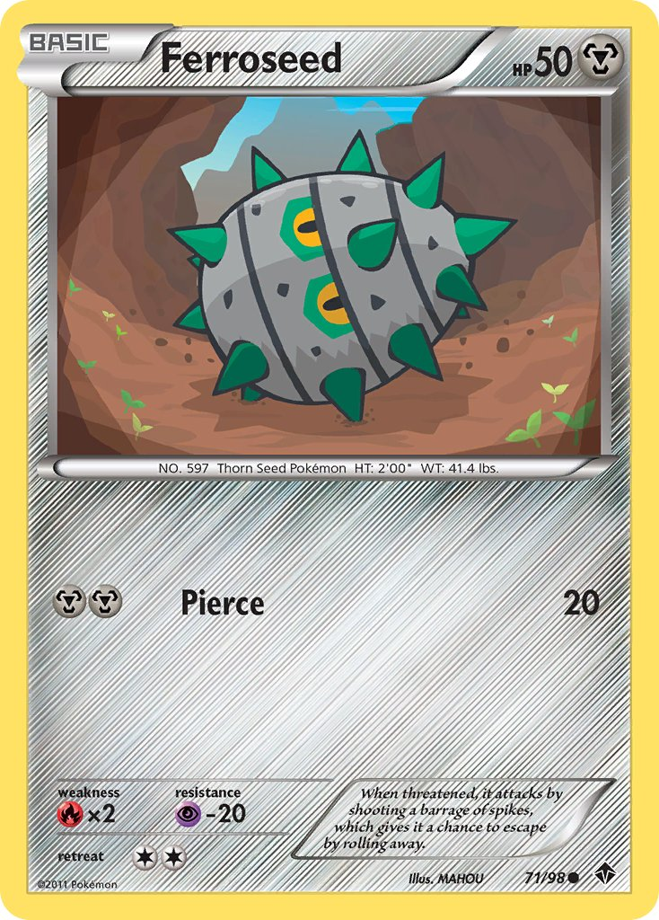Ferroseed Pokémon card