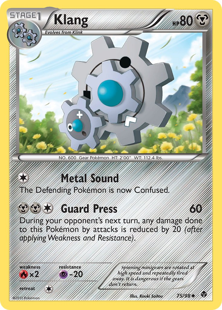 Klang Pokémon card