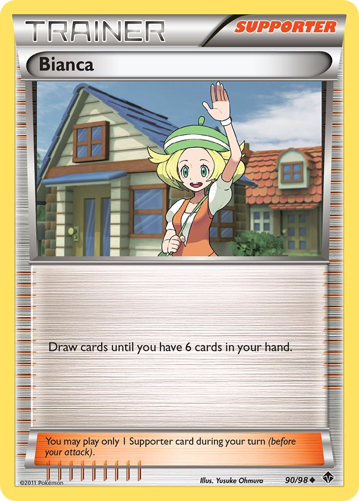 Bianca Pokémon card