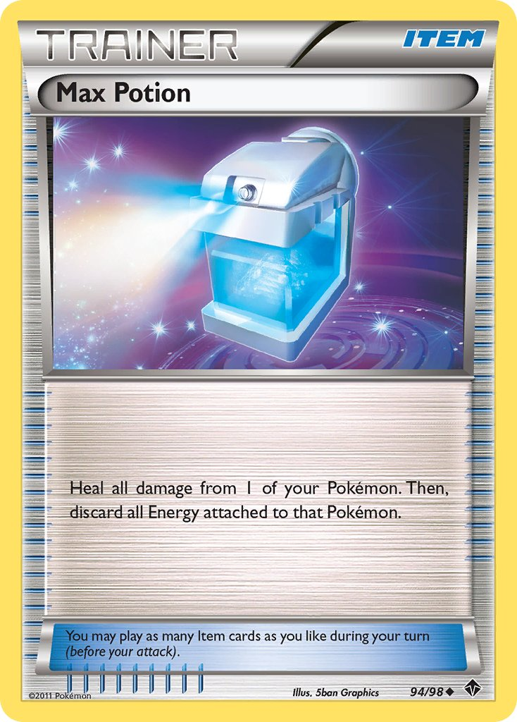 Max Potion Pokémon card
