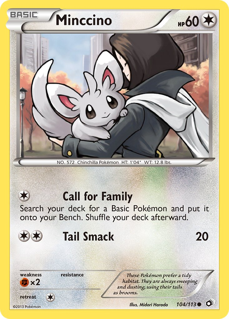 Minccino Pokémon card