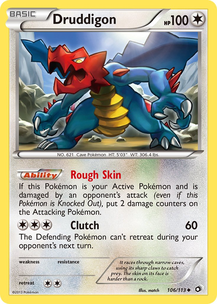 Druddigon Pokémon card