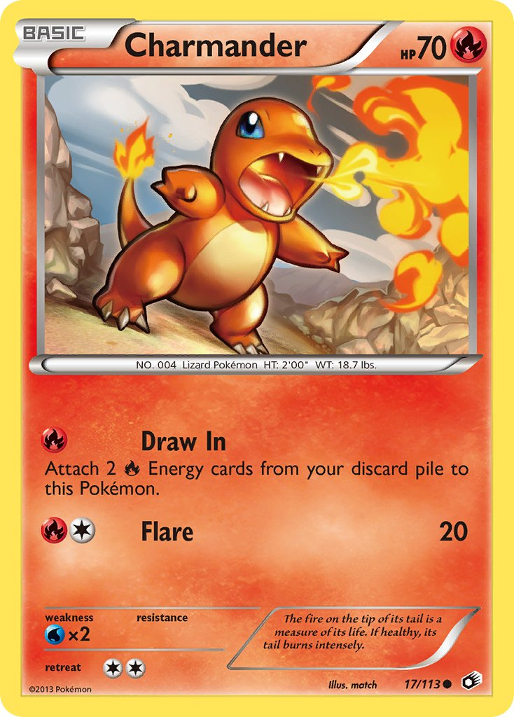 Charmander Pokémon card