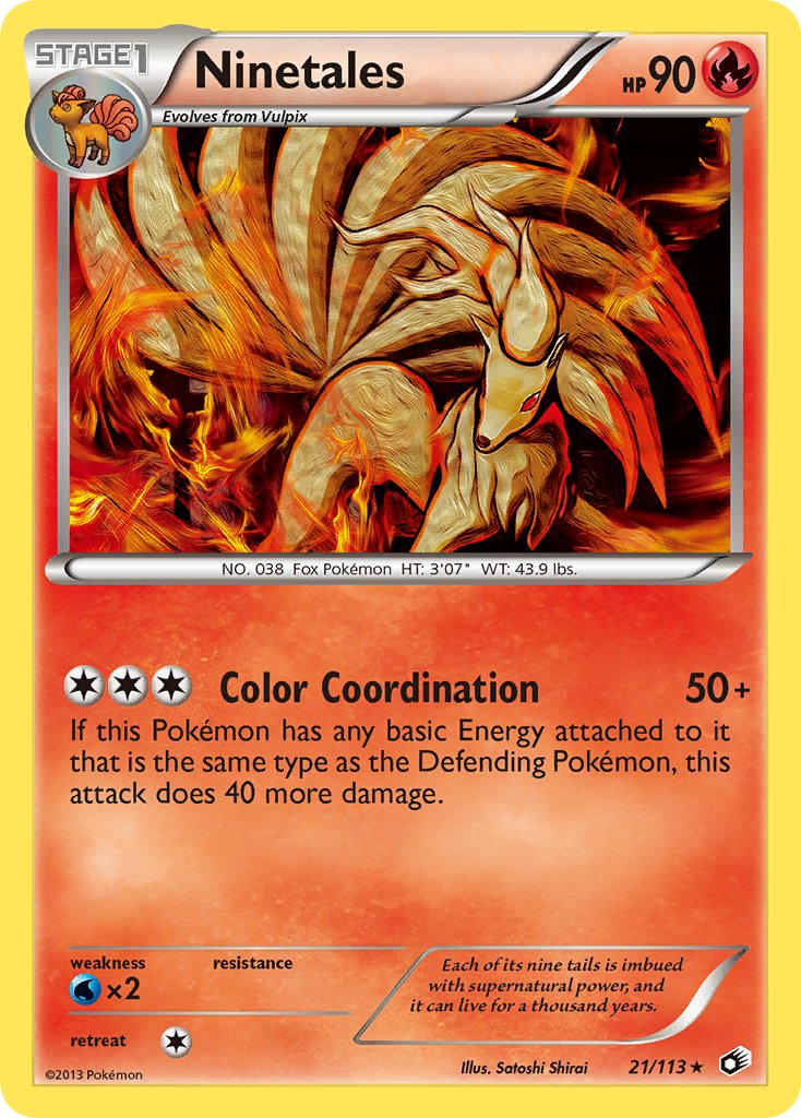 Ninetales Pokémon card