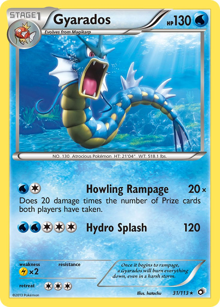 Gyarados Pokémon card