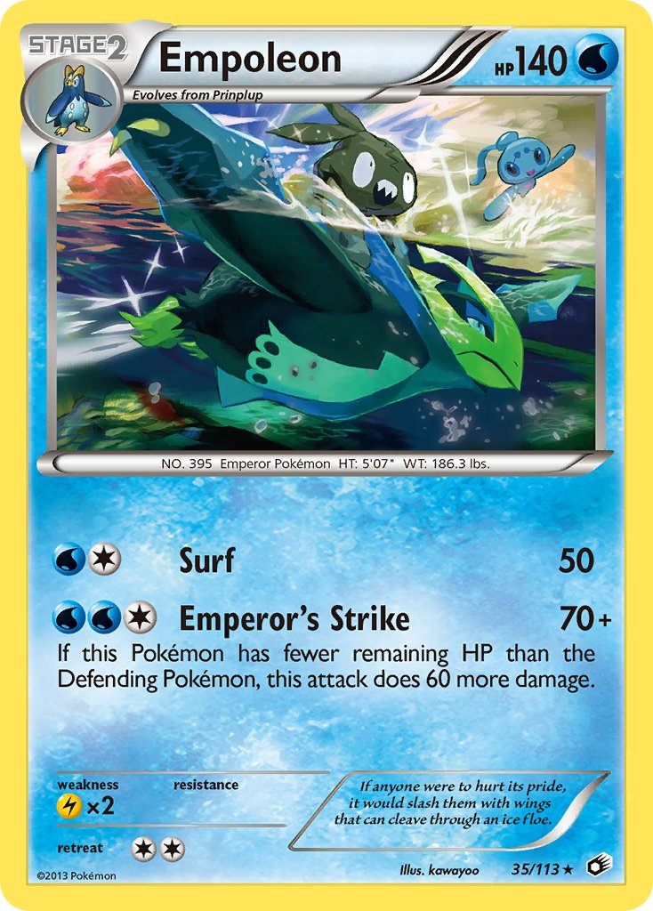 Empoleon Pokémon card