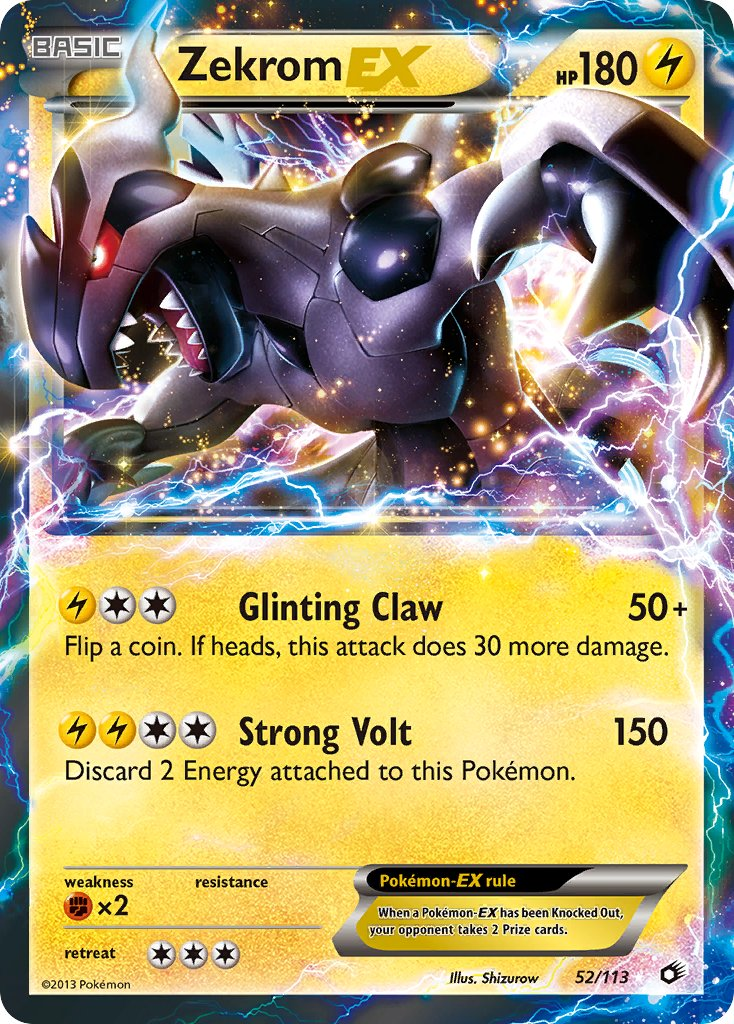 Zekrom EX Pokémon card