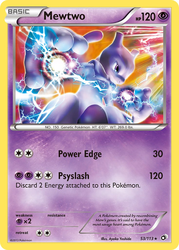 Mewtwo Pokémon card